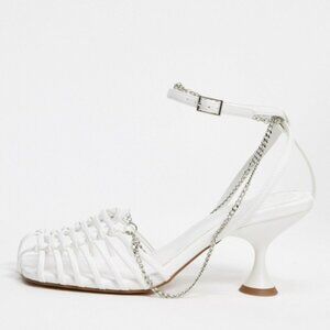 Asos caged pump with chains